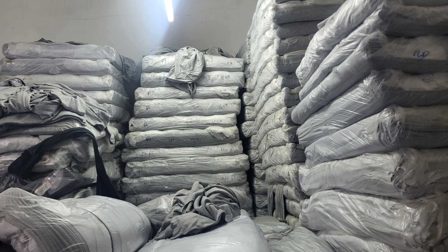 Fabric stock at MD Fabrics warehouse