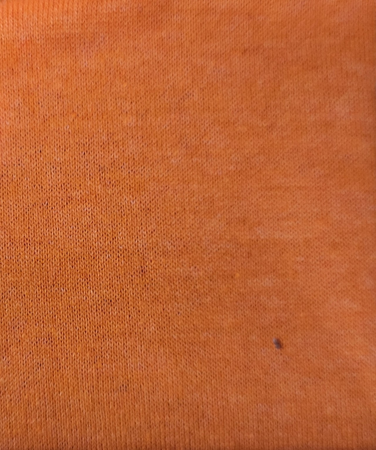 Burnt Orange Melange fabric shade