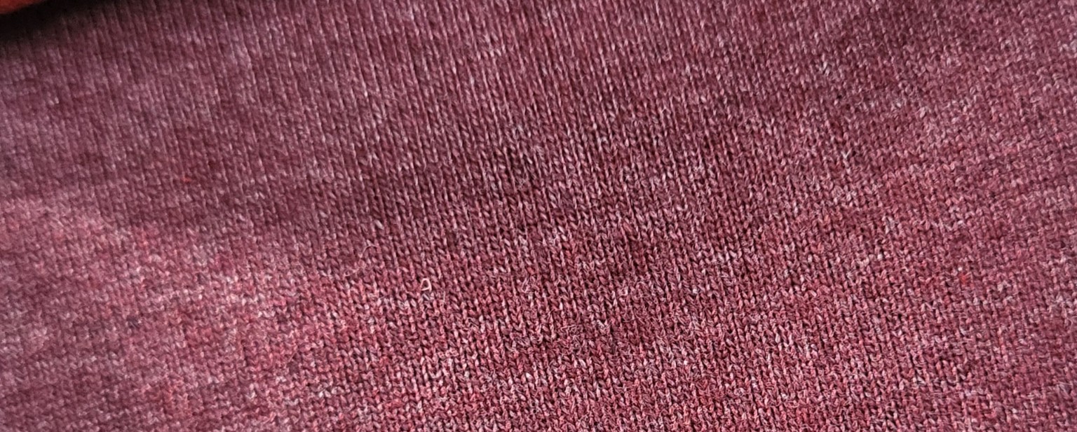 Maroon Melange fabric shade