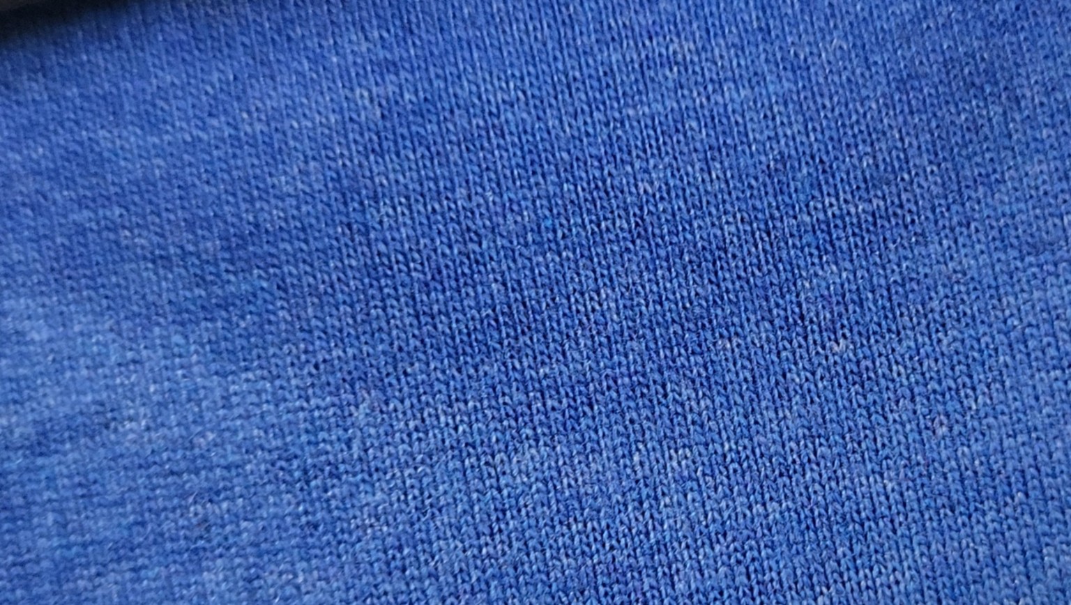 Royal blue melange fabric