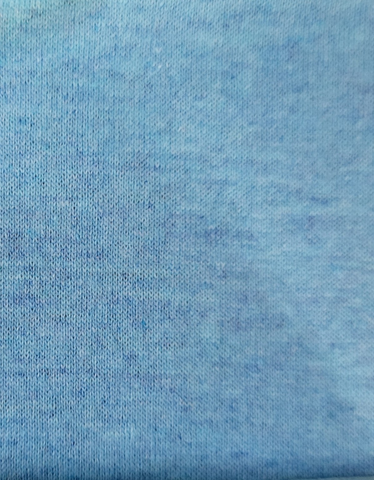 Sky Blue Melange fabric shade