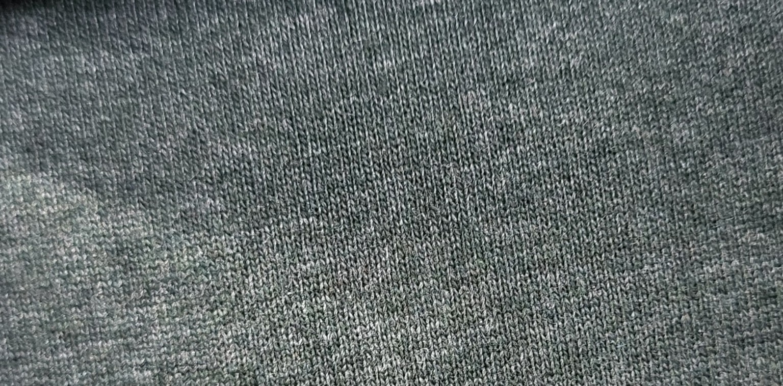 Steel Grey Melange fabric shade
