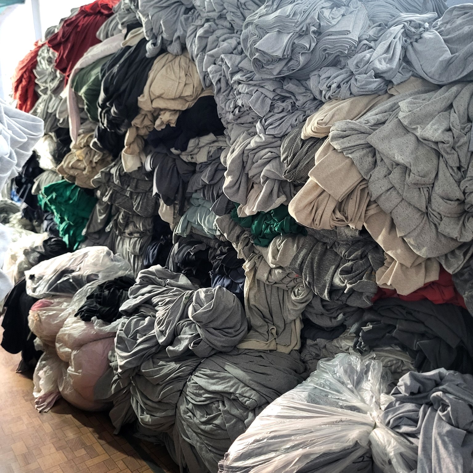 Fabric warehouse stock
